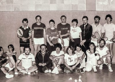 Künzelsau Badminton 1984-Badminton