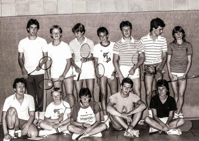 Künzelsau Badminton 1984-Jugendmannschaft